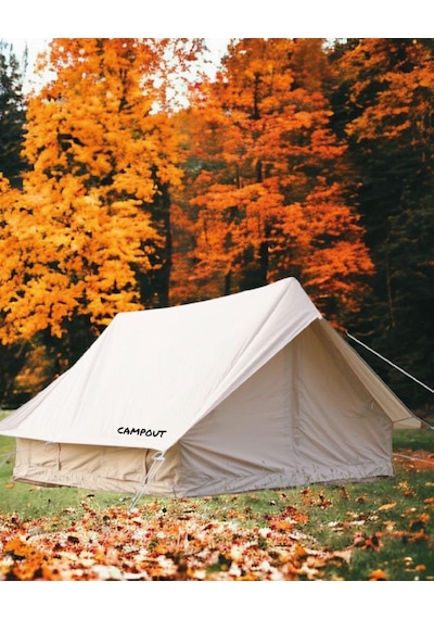 Campout Pluton 3,20x3 Mt Kanvas Çadır Krem