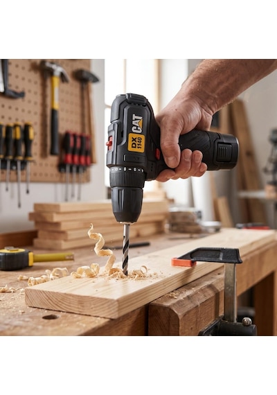 Cat Dx1140 12volt/2.0ah Li-ion Çift Akülü Kömürsüz Profesyonel Şarjlı Darbesiz Matkap