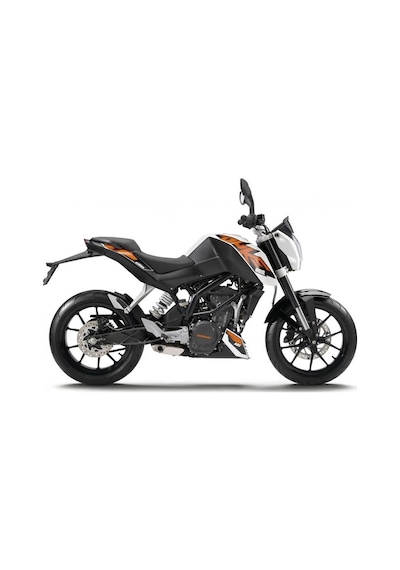 Ktm Duke 200 Tasarım Ön Grenaj Ve Arka Kuyruk Sticker Modeli Turuncu