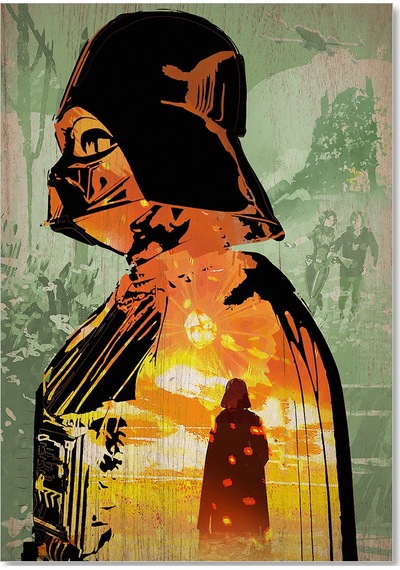 Cakasepetim Star Wars Darth Vader Tarz Görsel Ahşap Mdf Tablo