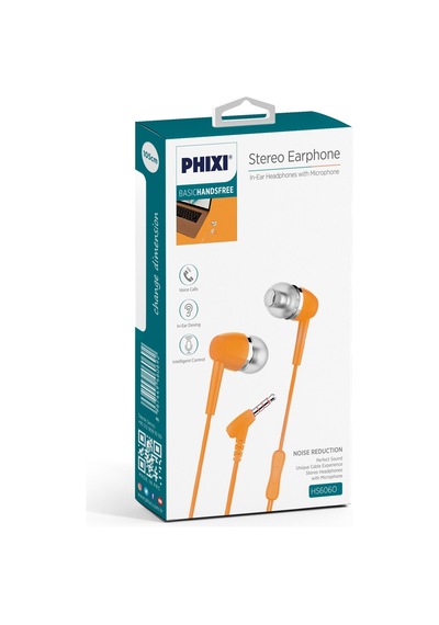 Phixi Basic HS606 Mikrofonlu Kablolu Kulakiçi Kulaklık