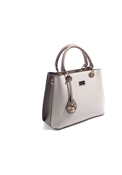 Silver Polo Sp1272 Kadın El Çantası Düz Bej-latte