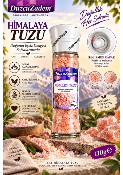 Himalaya Tuzu Değirmen Kapaklı 110 Gr