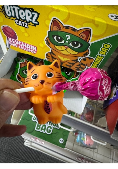 Bıterz Catz Lolipop Şeker Ve Figür Anahtarlık 1 Adet