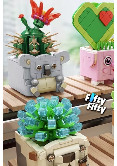 Panlos Mini Potted Plant Serisi Koala Figürü 297 Parça Oyuncak Yapım Seti -ffp655014