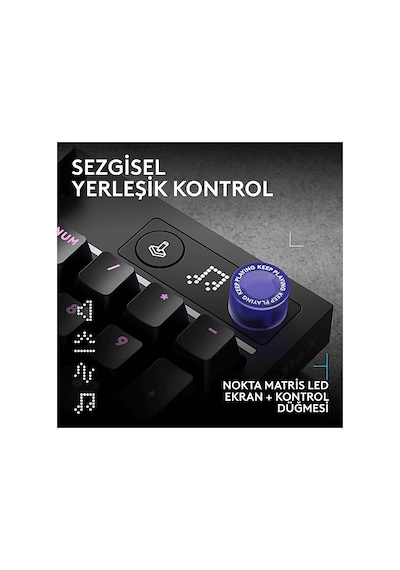 Logıtech G316 X 98 Kablolu Oyuncu Klavyesi - Türkçe Tuş Dizimi Tactile Siyah 920-014194