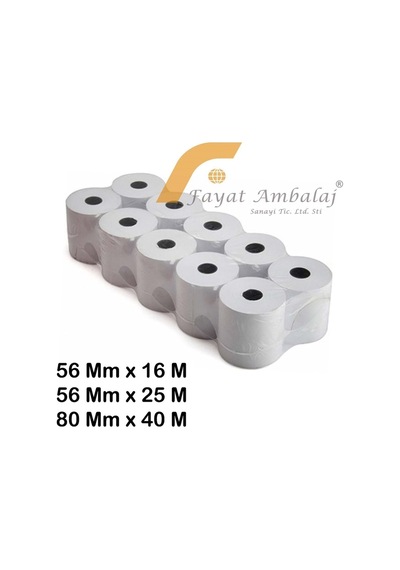 Termal Yazar Kasa Kağıt Pos Rulo 56 Mm X 25 M 10'lu Paket Diğer