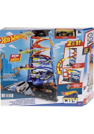 Hot Wheels Dönüşen Heyecanlı Yarış Kulesi - HKX43