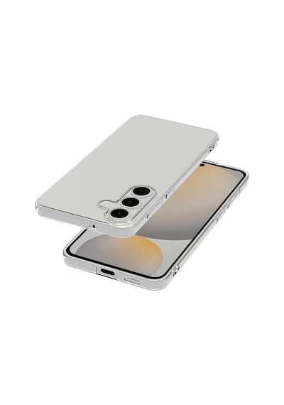Samsung Galaxy Uyumlu S25 Fe Kılıf Zore Süper Silikon Kapak Seffaf