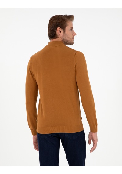 Pierre Cardin Erkek Kahverengi Kazak /triko 50296548-vr163 Kahverengi