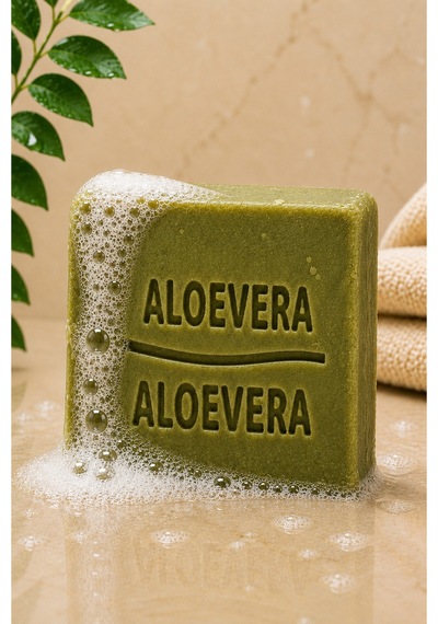 2'li Doğal Aloe Vera Sabunu 120-140 Gr El Yapımı Bitkisel Nemlendirici Yüz, Vücut Ve Saç Sabunu - 62752598 Diğer