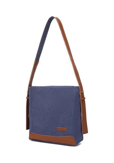 Smart Bags Kanvas Kadın Omuz Çantası Smk Kn-1331 Lacivert
