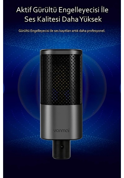 Tr Mıcpro X2 Kardioid Condenser Stüdyo Mikrofonu, Siyah
