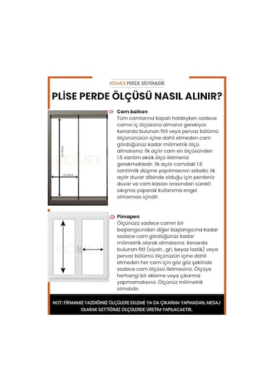 Krem Plise Katlanır Cam Balkon Perdesi - Ofis Perdesi - Salon Perdesi - 016 Krem