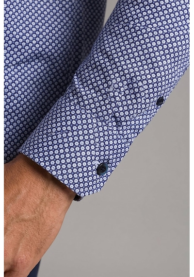 Bisse Lacivert Regular Fit Cepsiz Kisa Apaj Yaka Gömlek Gmbsk261050 C39