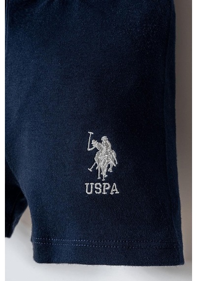 U.S. Polo Assn. U.s. Polo Assn Erkek Bebek 2 Li Şort T-şhirt Takım Kırmızı-2251 Kırmızı