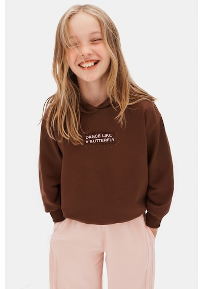 Xo Kids Kız Çocuk Sweatşirt 8-14 Yaş 39321 Kahverengi