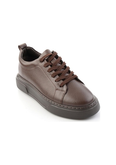 Bambi Kahve Floter Hakiki Deri Erkek Sneaker E01082020240