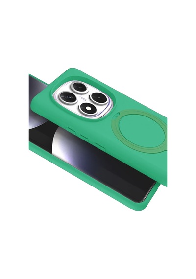 Xiaomi Redmi Note 14 Pro 4g Regal Magsafe Standlı Kapak - Yeşil 0.2M-Çok Renkli
