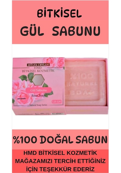 Hmd Bitkisel Kozmetik Ardıç Katranı + Bıttım + Gül + Kükürt Sabunu 4 x 125 G