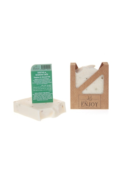 Suds Enjoy El Yapımı Yüz Saç ve Vücut için Doğal Defne & Badem Yağı Sabunu 100 G