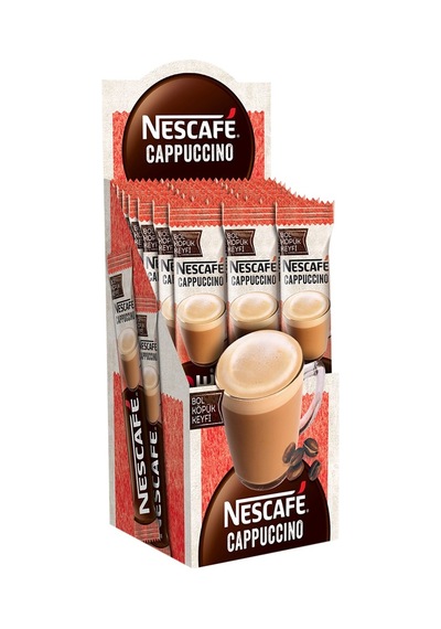Nescafe Cappuccino 24 X 14 G Sıcak İçecek Kahve 4'li Avantaj Paketi - 4 Adet Tarı 336 G