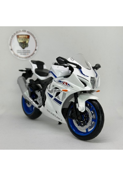 Suzuki Gsx-r 1:12 Diecast Motosiklet Model Lisanslı Metal Maket Koleksiyon Oyuncak