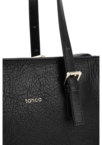 Tamer Tanca Kadın Hakiki Deri Siyah Kol Çantası 1003 3037 Bn Cnt Sk26/27 Sıyah Metıs