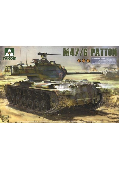 1/35 M47/g Us Orta Tankı 2 İn 1 Maketi, Takom 2070