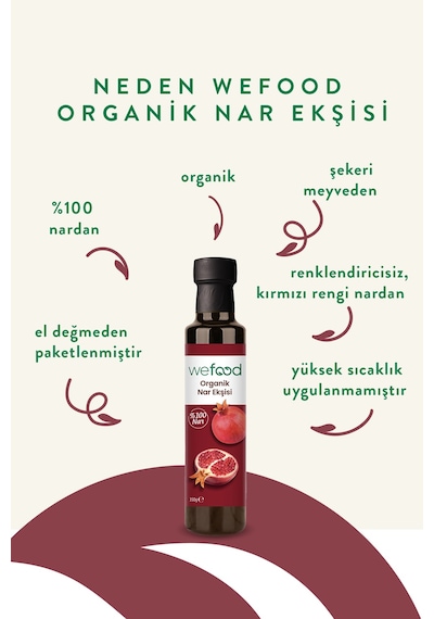 Organik Nar Ekşisi 350 Gr