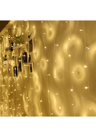 Lumenn 8 Modlu Fişli İp Perde Led Işık-Led Aydınlatma