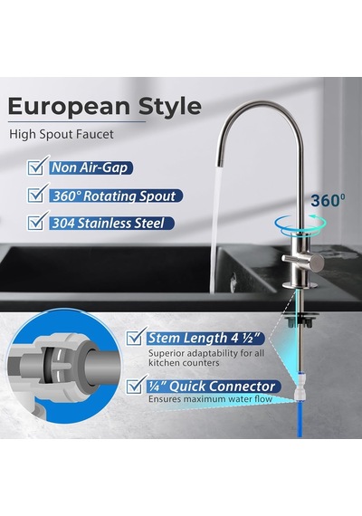 Ga1-bn 16,5 X 27,9 Cm 14oz Masif Pirinç Ağır Zorunlu Su Filtresi Designer Musluk Eu Stil High-spout, Ga1-bn
