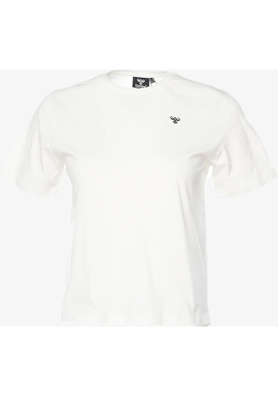 Hummel Hmlt-ic İcona Regular Kadın Beyaz T-shirt 911867-9003 Beyaz