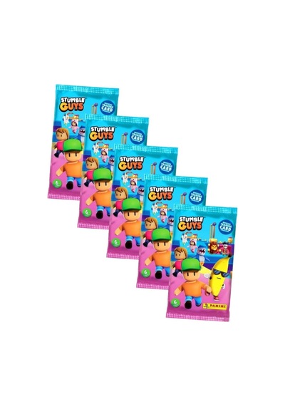 Panini Stumble Guys Trading Cards Çoklu Paket 5 Paket 30 Kart No:1 Plnmkollkkk