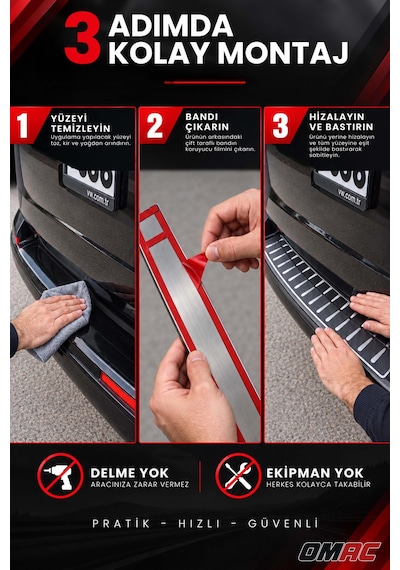 Bmw X3 F25 2010-2017 Uyumlu Arka Tampon Eşiği Krom-karbon Folyolu