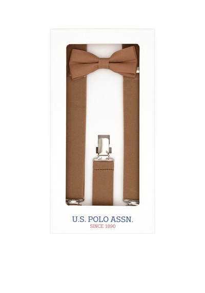 U.S. Polo Assn. Erkek Çocuk Camel Pantolon Askısı 50313418-VR015
