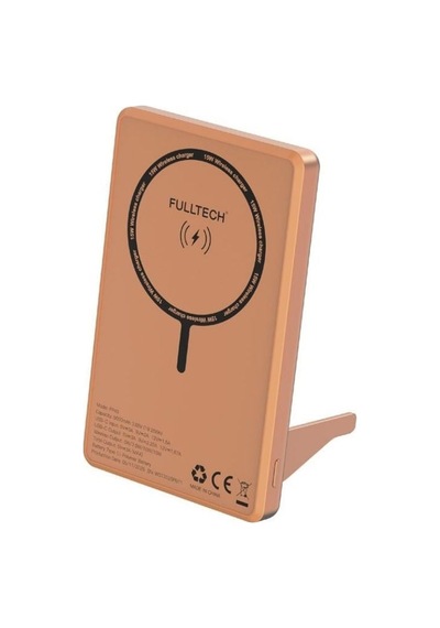 5.000mah Lcd Ekranlı Standlı Mini Powerbank 15w Hızlı Şarj, Usb-c Giriş/çıkış, Telefon Tutuculu-1657 Siyah