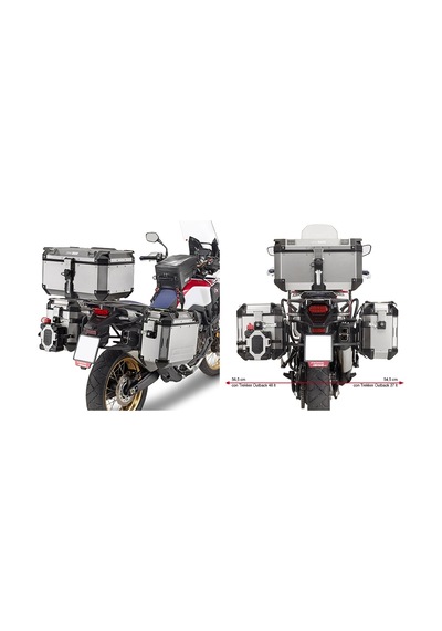 Givi Pl1144Cam Honda Crf1000 Afrıca Twın 16-17 Yan Çanta Taşıyı