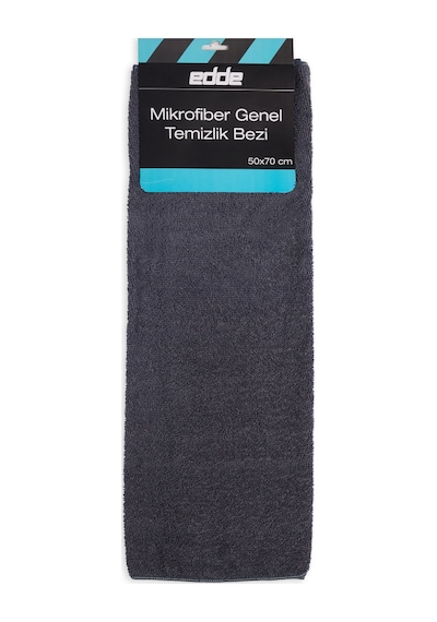 Edde Detailing Oto Araba Araç Mikrofiber Genel Temizlik Bezi Gri 50x70 Cm