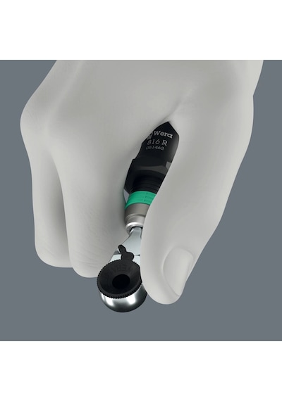Wera 8011 Zyklop Mini 4 Bits Tutuculu Cırcır, 1/4", 1/4" X 50 Mm