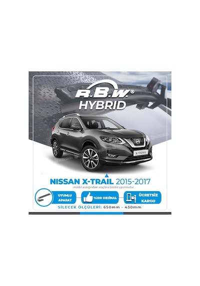 RBW Hybrid Nissan X-Trail 2015 - 2021 Ön Silecek Takımı