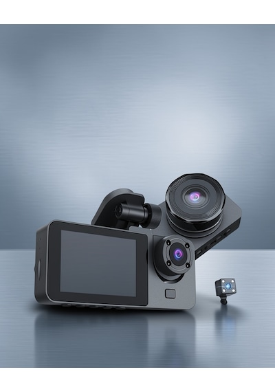Üç Kameralı Full Hd Araç İçi Kamera Uczzzdvraraçkamerası-3