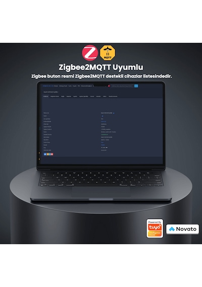 Zigbee Senaryo Düğmesi Tuya, Smart Life Uyumlu
