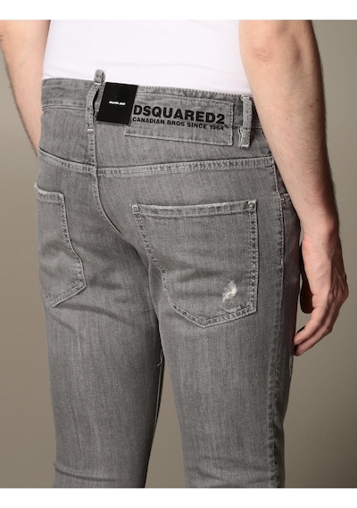 DSquared2 Used Denim With Tears S74LB0786 Gri