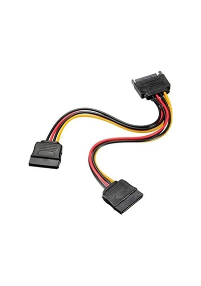 4426 Sata 15 Pin Dişi Erkek 2 Port Çoklayıcı Kablo Splitter Hdd Bağlantı Kablosu Diğer