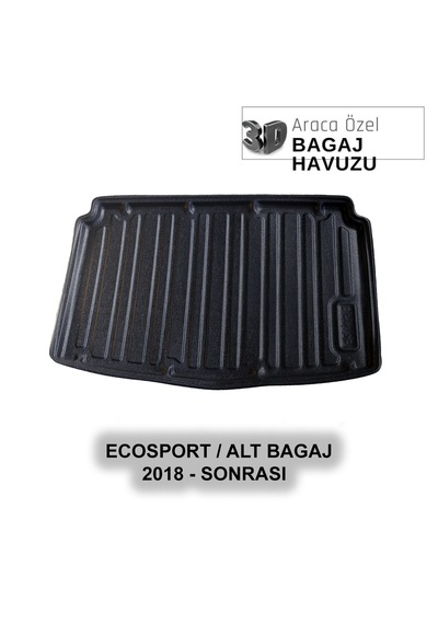 Ford Ecosport / Alt Bagaj 2018+ 3d Araca Özel 3d Bagaj Havuzu