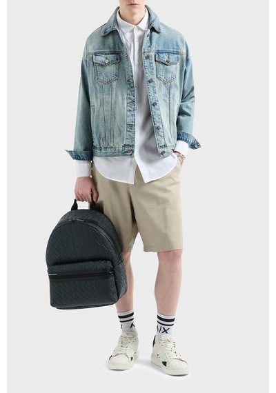 Armani Exchange Erkek Gömlek Xm001221 Af14619 U0001 Beyaz Beyaz