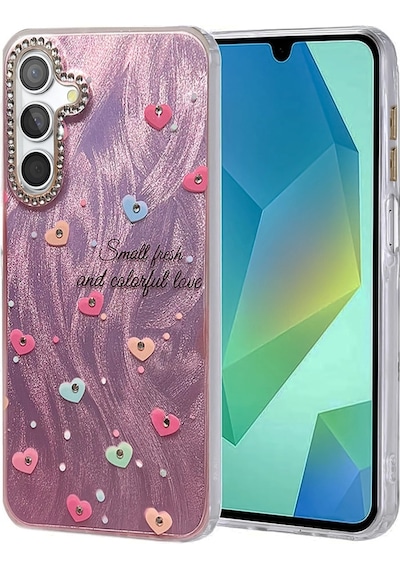 Samsung Uyumlu Galaxy A15 4g Kılıf Blade Aynalı Desenli Kapak Desen 8