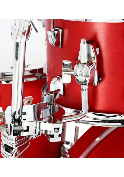 Ludwig Ln34023txpr Neusonic Downbeat Shell Set Diablo Red Modern Rock Tonu Hafif Tasarım