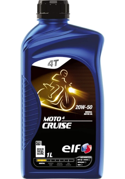 Elf Moto 4 Cruise 20w-50 4t Motosiklet Motor Yağı 1 L Maksimum Motor Koruması